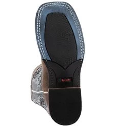 Laredo Women's Brown And Denim Blue Square Toe Boots -Ariat Store 01 5666 BN102 big 98b045a3 8a05 47af a5b7 13dcfc33f494