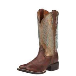 Ariat Women's Yukon Brown Square Toe Boot