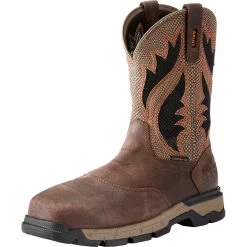 Ariat Rebar Brown And Tan VentTek Composite Toe Work Boot