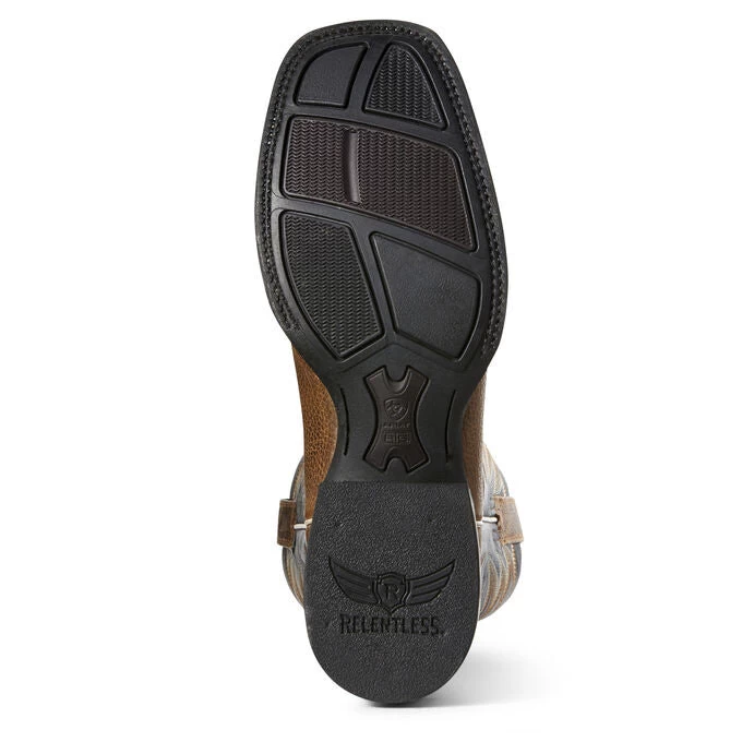 Men's Ariat Toffee And Black Square Toe Boot 3 Men's Ariat Toffee And Black Square Toe Boot - Image 3