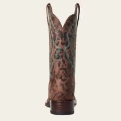 Ariat Women's Primetime Leopard Square Toe Western Boots -Ariat Store 10035935 heel warm