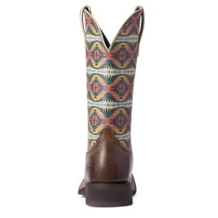 Ariat Women's Brown Pendleton Circuit Square Toe -Ariat Store 10038476 heel 1
