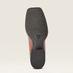 Ariat Women's Round Up Brown/Turquoise Square Toe Boots 13 Ariat Women's Round Up Brown/Turquoise Square Toe Boots -Ariat Store 10042534 sole warm