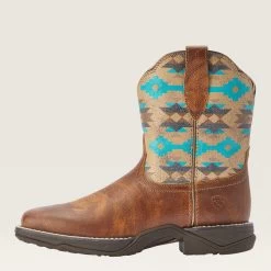 Ariat Women's Savannah Shorty Western Boot -Ariat Store 10042576 side warm