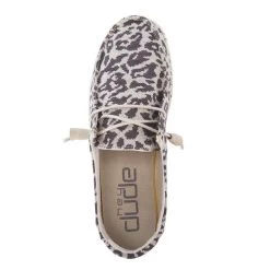 Heydude Hey Dude Wendy Cheetah Grey -Ariat Store 121413091 WENDY WOVEN CHEETAH GREY 06