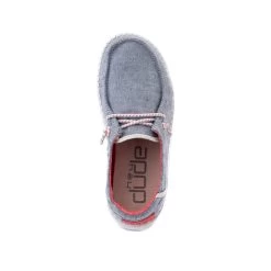 Heydude Hey Dude Wendy Youth Chambray Braid Indigo -Ariat Store 130125704b