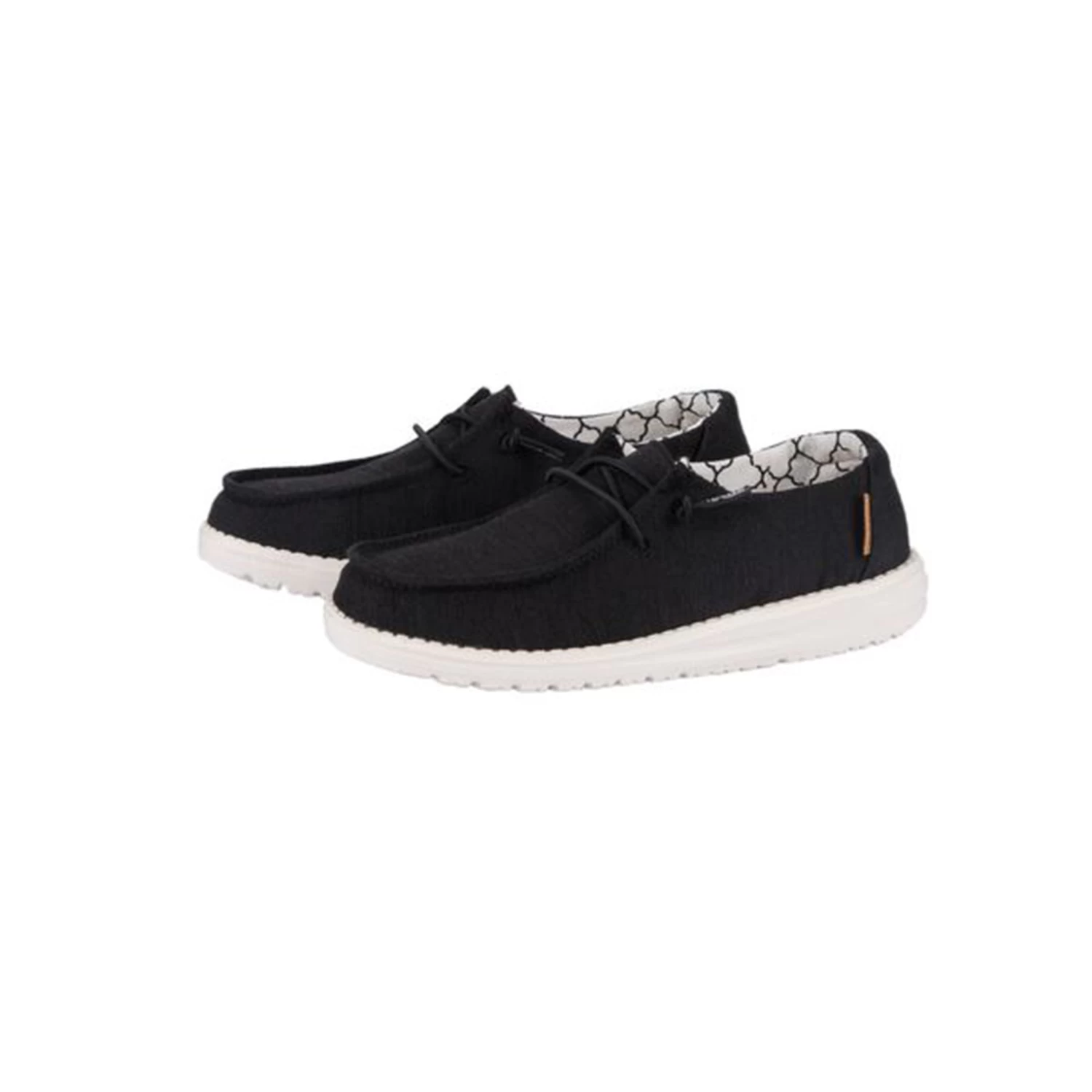 Heydude Hey Dude Wendy Toddler Linen Black Kid's Casual Shoe 2 Heydude Hey Dude Wendy Toddler Linen Black Kid's Casual Shoe - Image 2