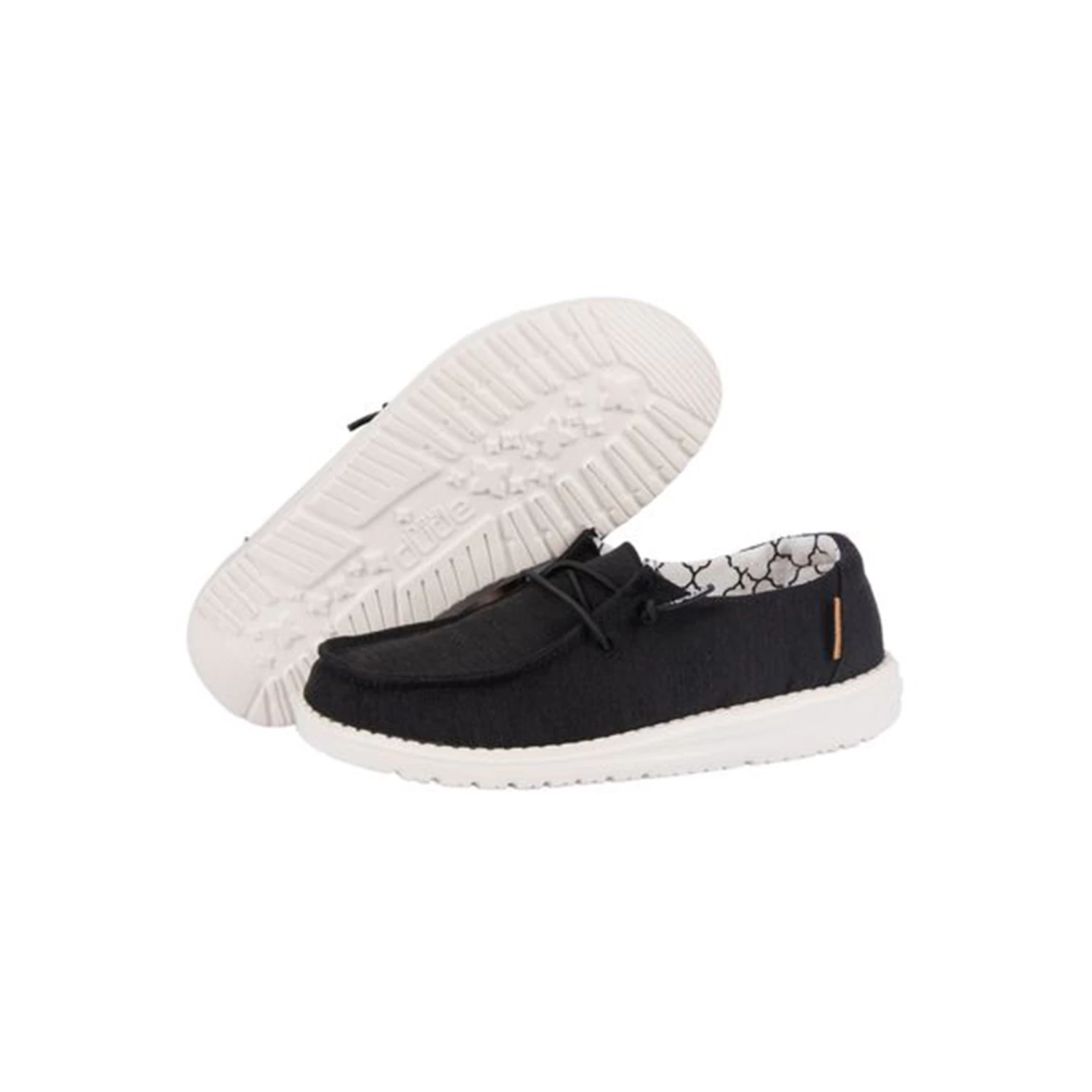 Heydude Hey Dude Wendy Toddler Linen Black Kid's Casual Shoe 3 Heydude Hey Dude Wendy Toddler Linen Black Kid's Casual Shoe - Image 3