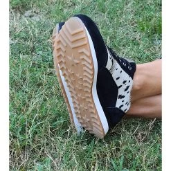 Black & White Cowhide Tennis Shoes -Ariat Store 20210908 143530copy