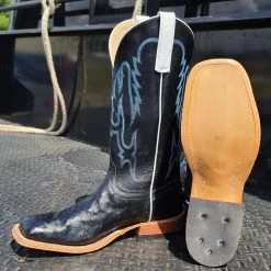 Anderson Bean Black Ostrich Boots -Ariat Store 20220808 150722copy