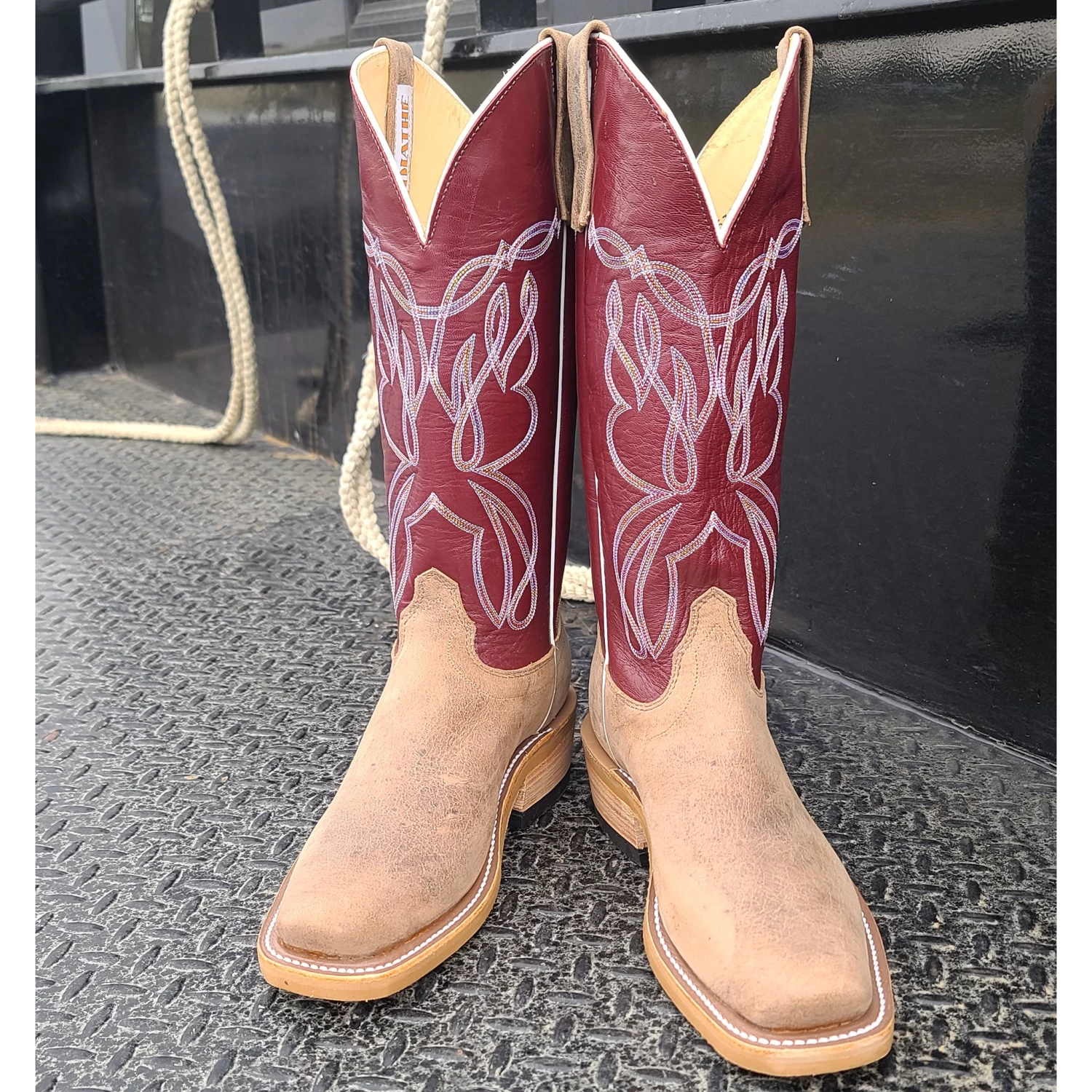 Olathe Sand Angry Elk Boots 2 Olathe Sand Angry Elk Boots - Image 2