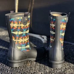 Pendleton Tucson Black Rain Boots -Ariat Store 20221221 153614