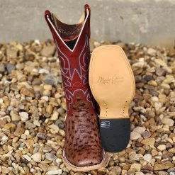 Macie Bean Full Quill Tobacco Ostrich Boot -Ariat Store 20230220 154853