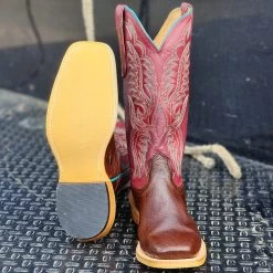 Fenoglio Smooth Ostrich W/ Cabernet Tops 6 Fenoglio Smooth Ostrich W/ Cabernet Tops -Ariat Store 20230322 151843