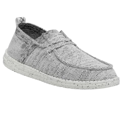 Heydude HEY DUDE WALLY HALO STONE WHITE -Ariat Store 40014 1KA WALLYHALO STONEWHITE RIGHTANGLE