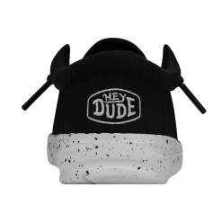 Heydude Hey Dude Wally Toddler Slub Canvas Black 15 Heydude Hey Dude Wally Toddler Slub Canvas Black -Ariat Store 40029 001 WALLYTODDLERSLUBCANVAS BLACK RIGHTBACK