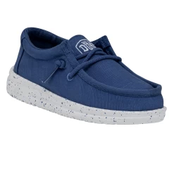 Heydude Hey Dude Wally Toddler Slub Canvas True Blue 16 Heydude Hey Dude Wally Toddler Slub Canvas True Blue -Ariat Store 40029 428 WALLYTODDLERSLUBCANVAS TRUEBLUE RIGHTANGLE