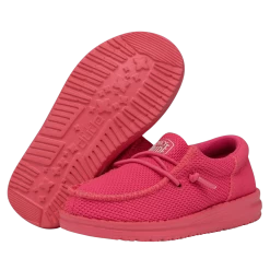 Heydude Hey Dude Toddler Funk Monochrome Electric Pink -Ariat Store 40030 6QQ WALLYTODDLERFUNKMONO ELECTRICPINK PAIRBOTTOM