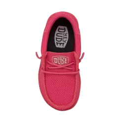 Heydude Hey Dude Toddler Funk Monochrome Electric Pink -Ariat Store 40030 6QQ WALLYTODDLERFUNKMONO ELECTRICPINK RIGHTTOP