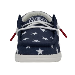 Heydude Hey Dude Youth Wally American Flag -Ariat Store 40046 9CW WALLYYOUTHPATRIOTIC AMERICANFLAG LEFTFRONT