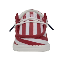 Heydude Hey Dude Youth Wally American Flag -Ariat Store 40046 9CW WALLYYOUTHPATRIOTIC AMERICANFLAG RIGHTFRONT