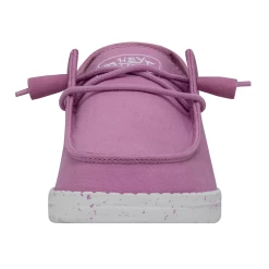 Heydude Hey Dude Wendy Slub Canvas Violet -Ariat Store 40063 508 WENDYSLUBCANVAS VIOLET LEFTFRONT
