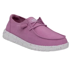 Heydude Hey Dude Wendy Slub Canvas Violet -Ariat Store 40063 508 WENDYSLUBCANVAS VIOLET RIGHTANGLE