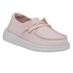 Heydude Hey Dude Wendy Toddler Slub Canvas Pink -Ariat Store 40144 680 WENDYTODDLERSLUBCANVAS PINK RIGHTANGLE