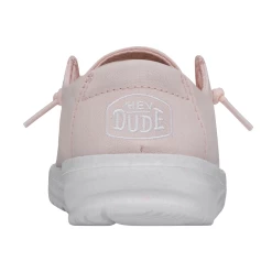 Heydude Hey Dude Wendy Toddler Slub Canvas Pink -Ariat Store 40144 680 WENDYTODDLERSLUBCANVAS PINK RIGHTBACK