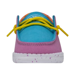 Heydude Hey Dude Wendy Toddler Slub Color Block 14 Heydude Hey Dude Wendy Toddler Slub Color Block -Ariat Store 40144 9CI WENDYTODDLERSLUBCANVAS COLORBLOCK LEFTFRONT