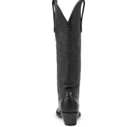 Allen Boots "Cassidy" Black Tall Soft Leather Pointed Toe Boot -Ariat Store AL10098c