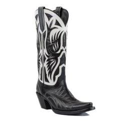 Azulado Black & White Phoenix Snip Toe Boot -Ariat Store AZ10027a