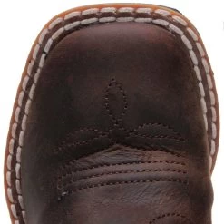 Boy's Distressed Brown And Rust Square Toe Boot -Ariat Store BSY1912 2