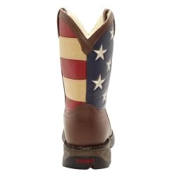 Durango Kid's Patriotic Square Toe Boots 6 Durango Kid's Patriotic Square Toe Boots -Ariat Store BT245 back