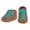 Infant Blue Cassidy Baby Bucker Mocs