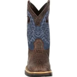 Durango Kid's Lil' Rebel Chocolate Faux Elephant And Navy SQ Toe Boot 12 Durango Kid's Lil' Rebel Chocolate Faux Elephant And Navy SQ Toe Boot -Ariat Store DBT0209C 3 LARGE b809afd5 7c50 4d14 ad27 367761068d3b