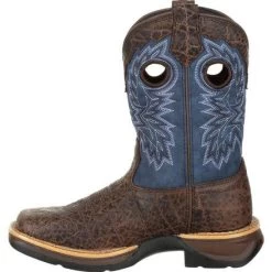 Durango Kid's Lil' Rebel Chocolate Faux Elephant And Navy SQ Toe Boot 9 Durango Kid's Lil' Rebel Chocolate Faux Elephant And Navy SQ Toe Boot -Ariat Store DBT0209C 5 LARGE 91926fc9 aac1 4daf 8c39 ed5d373bf4e6