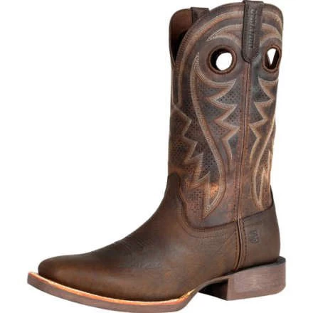 Durango Men's Bay Brown Ventilated Square Toe Boot 1 Durango Men's Bay Brown Ventilated Square Toe Boot