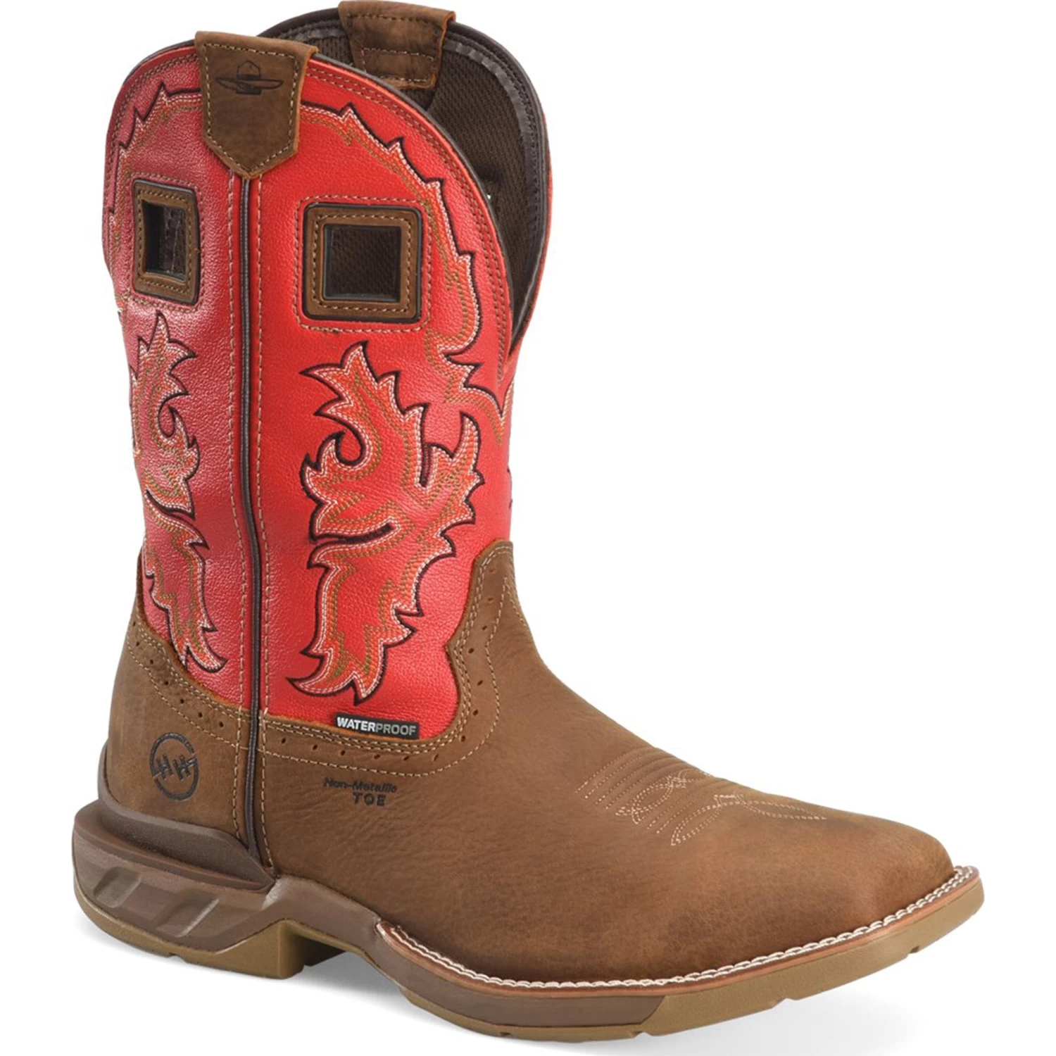 Double H Phantom Rider 11” Waterproof Wide Square Comp Toe Roper 2 Double H Phantom Rider 11” Waterproof Wide Square Comp Toe Roper - Image 2
