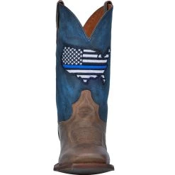 Dan Post Men's Brown Thin Blue Line Flag Square Toe Boot -Ariat Store DP4515 5 1500x.progressive 3bdf29b7 0adc 429f 96b7 3de3b57d6c0d