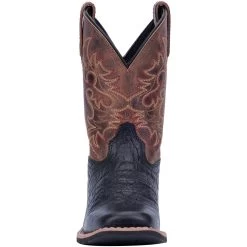 Dan Post Kid's Black And Brown Little River Square Toe Boot -Ariat Store DPC2944 5 1500x.progressive de8e69cf 2c40 41a5 ab4a 83affbb2ed52