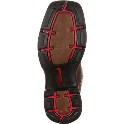 Durango Kid's Brown And Navy Rebel Square Toe Boots 4 Durango Kid's Brown And Navy Rebel Square Toe Boots - Image 4