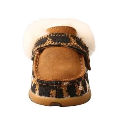 Twisted X Infant Leopard Print Sherpa Lined Driving Moc -Ariat Store ICA0025 05