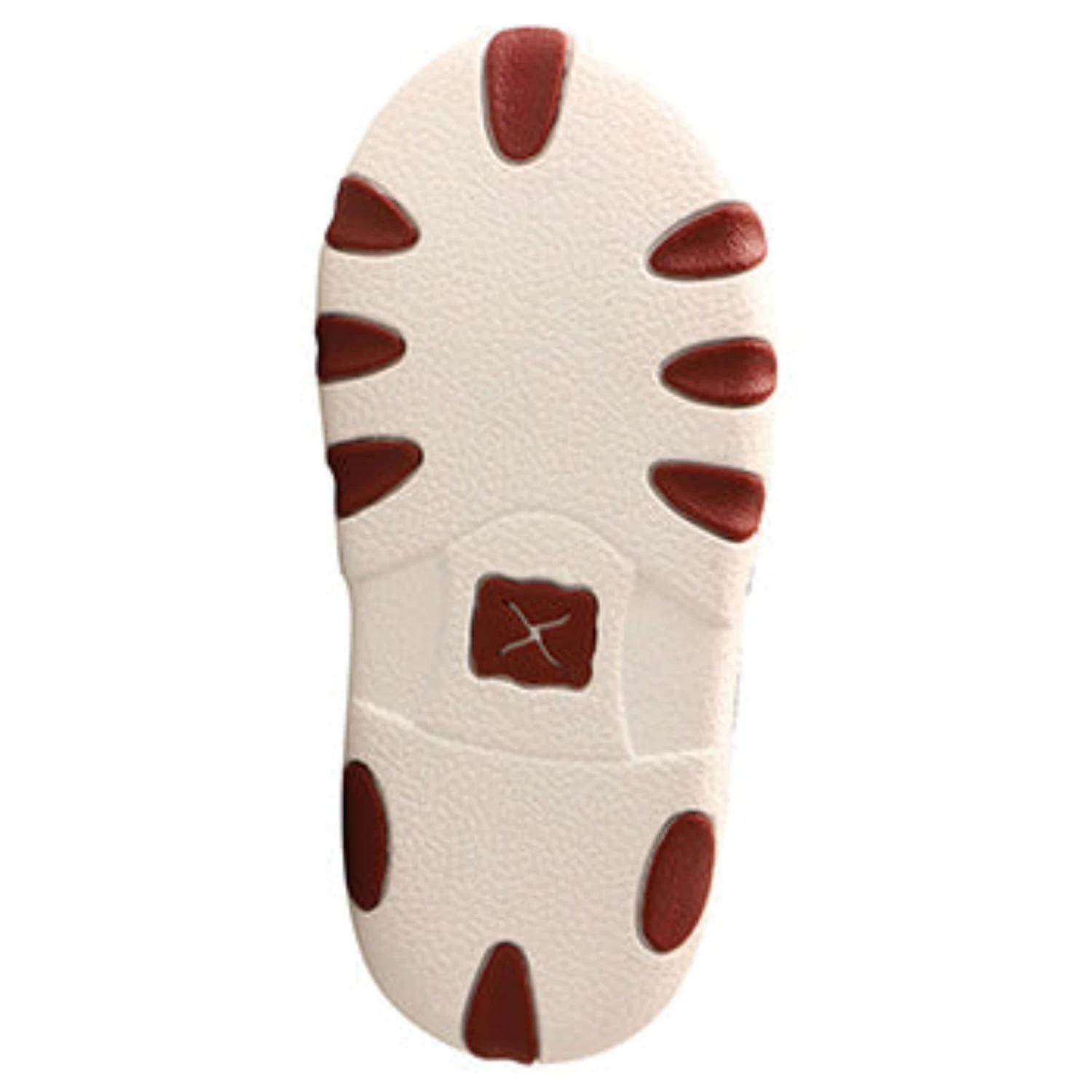 Twisted X Red And Brown Aztec Infant Moccasins 6 Twisted X Red And Brown Aztec Infant Moccasins - Image 6