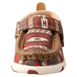 Twisted X Red And Brown Aztec Infant Moccasins 9 Twisted X Red And Brown Aztec Infant Moccasins -Ariat Store IHYC001 5