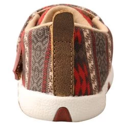 Twisted X Red And Brown Aztec Infant Moccasins 10 Twisted X Red And Brown Aztec Infant Moccasins -Ariat Store IHYC001 6