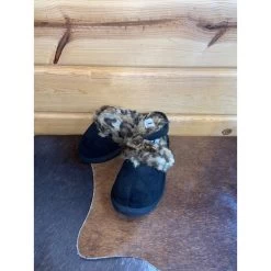 Corkys Black Leopard Snooze Slipper -Ariat Store IMG 5457