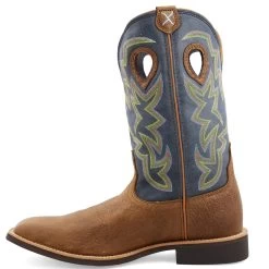 Twisted X Men 11" Square Toe Rubber Outsole Boot-Peanut/Navy -Ariat Store MTH0026.06 1400x1400 R 1000x f63bf075 b59d 4de3 9c4a 857823b35255