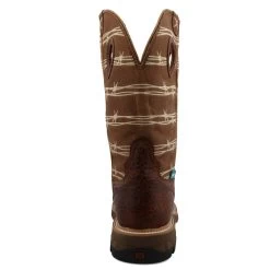 Twisted X Rustic Brown/Lion Tan Alloy Square Toe -Ariat Store MXBAW05 06
