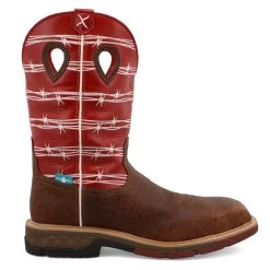 Twisted X Men's 12" Nano Composite Toe Waterproof Work Boot-Oiled/Red/White -Ariat Store MXBNW01.02 1400x1400 R 1000x 25acc125 6447 4c90 a21e 1512edc05e2b